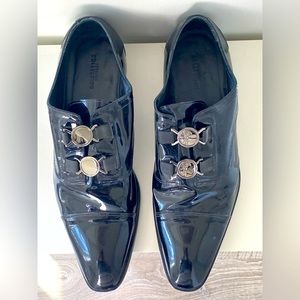 Versace Collection male patent leather size 45 loafers